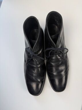 Florsheim Black Leather Chukka Boots